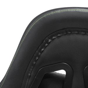 Gaming chair Loot black-green Pvc and nylon 51x49x125hcm HM1204