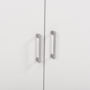 Upper cabinet for 3-chamber wardrobe Alivia, melamine in white 90.2x42x60cm (HM351.05)