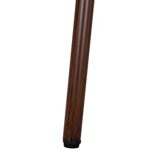 Garden aluminum table 70x70x76 Hm5568.03 brown with glass top