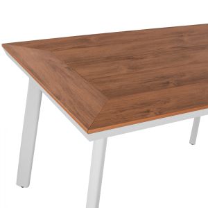 Garden aluminum table Hm5562.01 white 120x80x72