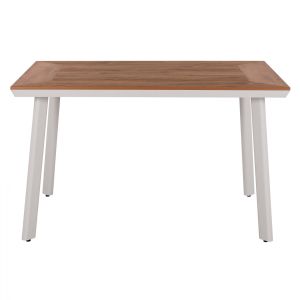 Garden aluminum table Hm5562.01 white 120x80x72