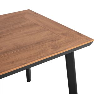 Garden aluminum table Hm5562,02 gray 120x80x72