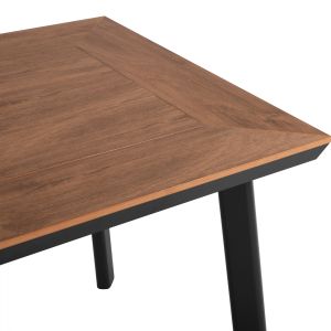 Garden aluminum table Hm5563,02 gray 80x80x72