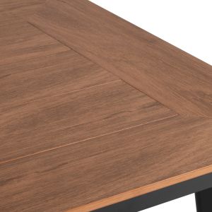 Garden aluminum table Hm5563,02 gray 80x80x72