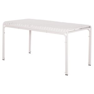 Garden aluminum table Rachel Hm6339.02 white color 150x80x75cm.
