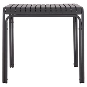 Garden square aluminum table Rachel Hm6338.01 gray color 80x80x76cm.