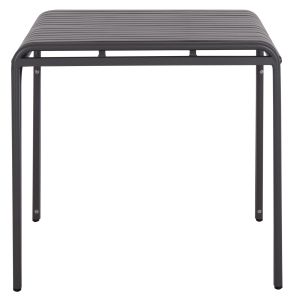 Garden square aluminum table Rachel Hm6338.01 gray color 80x80x76cm.