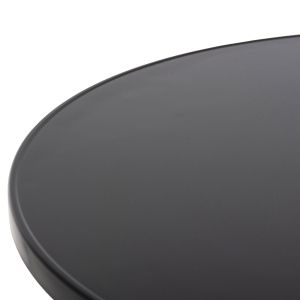 Garden round table Goss aluminum black D60x70cm Hm5974,01
