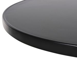 Garden round table Goss aluminum black D60x70cm Hm5974,01