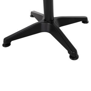 Garden round table Goss aluminum black D60x70cm Hm5974,01