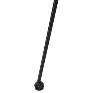Garden table Allegra with rattan in beige-black metal 100x45x51.5hcm Hm5695.11
