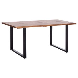 Garden table Friggo Hm6297.01 tropical acacia solid wood - metal legs 160x80x77cm
