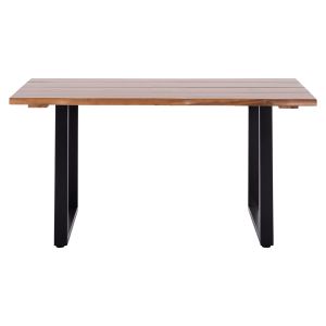Garden table Friggo Hm6297.01 tropical acacia solid wood - metal legs 160x80x77cm