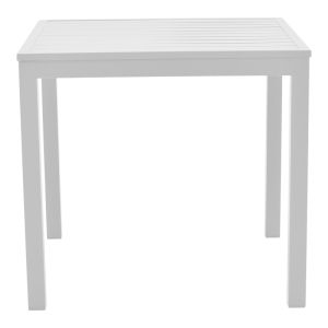 Garden table Kliton aluminum white 80x80x74cm
