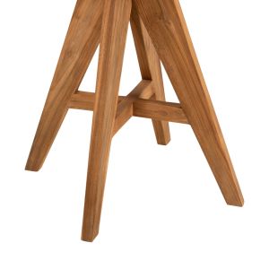 Garden table Leo Hm9622 made of solid teak wood 80x80x75hcm