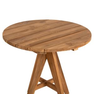 Garden table Leo Hm9622 made of solid teak wood 80x80x75hcm