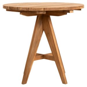 Garden table Leo Hm9622 made of solid teak wood 80x80x75hcm