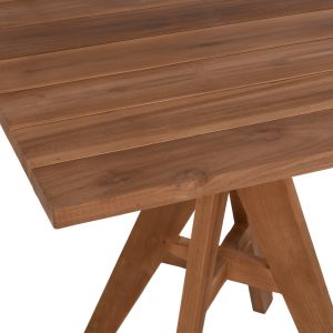 Garden table Leo solid teak wood Hm9622,11 80x80x75hcm