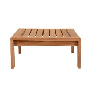 Garden table New Winston solid teak wood natural color 80x80x45cm