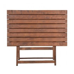 Garden table Retto impregnated walnut color 100x60x71cm