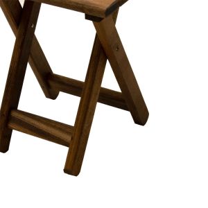 Garden table Retto impregnated walnut color 45x45x48cm