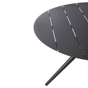 Garden table round Higer anthracite aluminum D126x73cm Hm6061,03