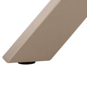 Garden table with aluminum frame and polywood top Tawnee Hm6039.04 champagne/natural color 219.5x89.5x73hcm