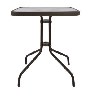 Garden metal table Figo brown 60x60x72cm Hm5035,02