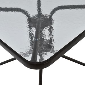 Garden metal table Figo brown 70χ70χ72cm Hm5036,02