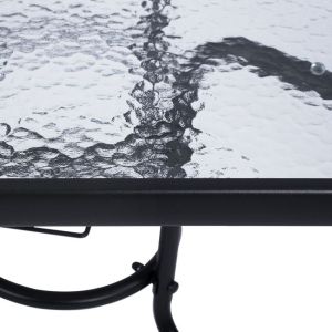 Garden metal table Figo gray 70x70x70cm Hm5036,01