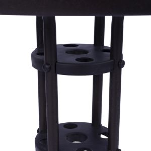 Garden metal table with glass top 70x70 Hm5146,02