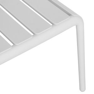 Garden side table Korver Hm6334.01 polypropylene in white 100x60x46cm.