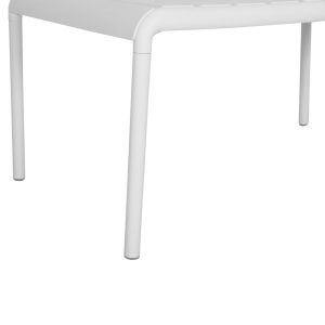Garden side table Korver Hm6334.01 polypropylene in white 100x60x46cm.