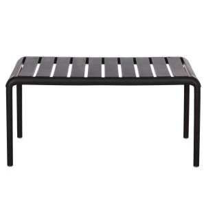 Garden side table Korver Hm6334.02 polypropylene in black 100x60x46cm.