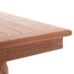 Garden dining table Wonder Hm18116 teak wood - natural color 180x91x75cm.