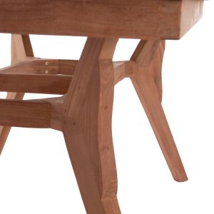 Garden dining table Wonder Hm18116 teak wood - natural color 180x91x75cm.