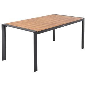 Garden dining table Goya aluminum anthracite and polywood top 160x80x75cm Hm6059,03
