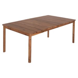 Garden dining table Navant solid acacia wood - natural color 200x100x75hcm Hm6136