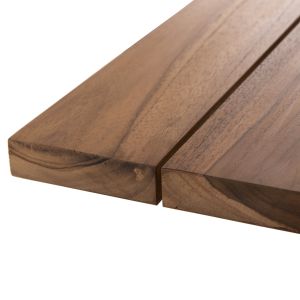 Garden dining/side table Leo teak solid wood 60x60x75hcm Hm9860,11