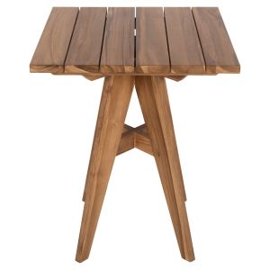 Garden dining/side table Leo teak solid wood 60x60x75hcm Hm9860,11