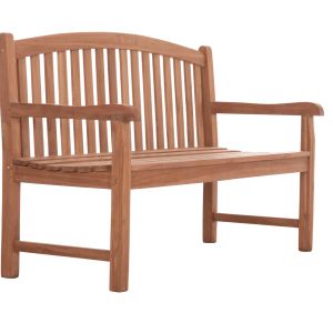Garden three-seater bench Elena Hm18125 teak wood - natural color 150x61x95cm.