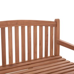 Garden three-seater bench Elena Hm18125 teak wood - natural color 150x61x95cm.