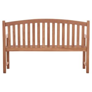 Garden three-seater bench Elena Hm18125 teak wood - natural color 150x61x95cm.