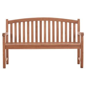 Garden three-seater bench Elena Hm18125 teak wood - natural color 150x61x95cm.