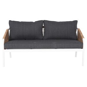 Garden 2-seater sofa Maerly aluminum-synthetic rope-cushions Hm6055,01