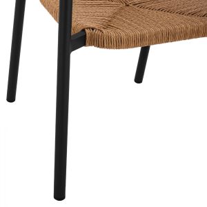 Garden aluminum chair Hm5786,02 55,5x50x77,5 Cm,