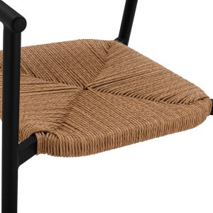Garden aluminum chair Hm5786,02 55,5x50x77,5 Cm,