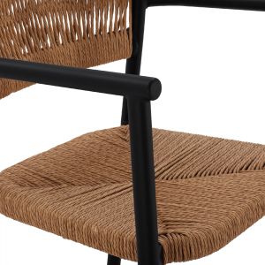 Garden aluminum chair Hm5786,02 55,5x50x77,5 Cm,