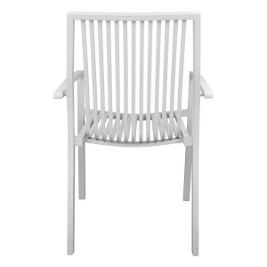 Garden aluminum chair white Hm5130,01 54,2x59x83,5cm