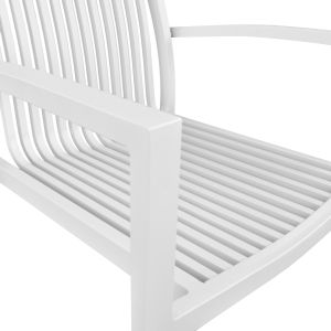 Garden aluminum chair white Hm5130,01 54,2x59x83,5cm